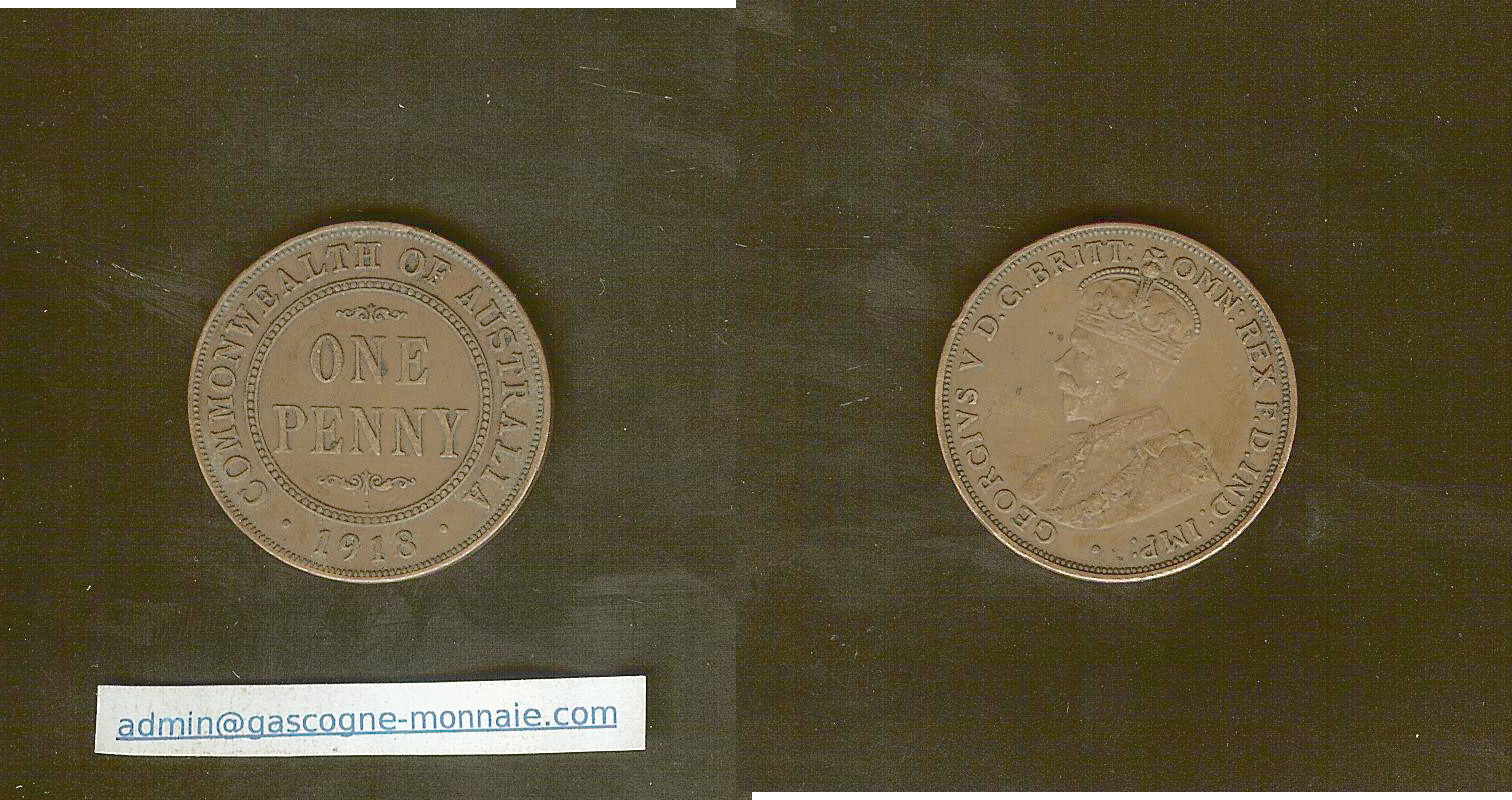 Australien penny 1918 SUP-